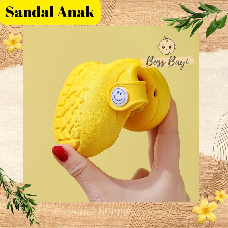 Sandal Bakpao Anak / Sandal Bapao / Sandal Selop Karet