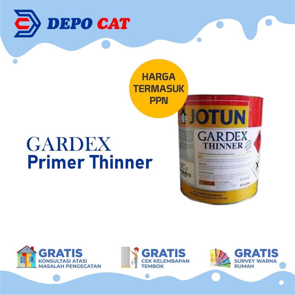 Thinner Jotun Gardex  Cat Minyak 0,9L | Pengencer cat minyak kayu &amp; Besi tipe alkid