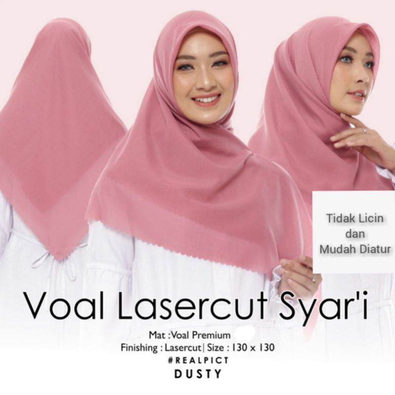 HIJAB VOAL POLOS/HIJAB VOAL BY FH/HIJAB VOAL POLOS SYARI