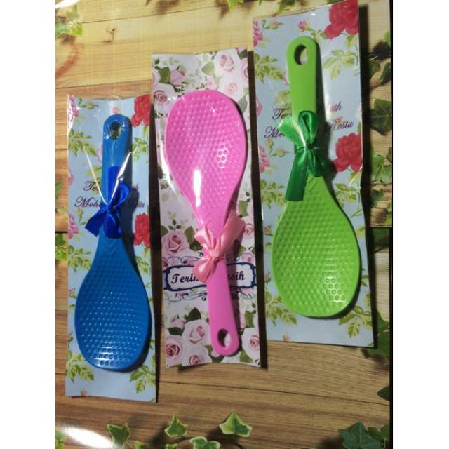 Souvenir Centong nasi plastik