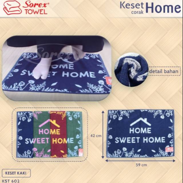 Jual Keset Kaki Sorex Kst 602 Home Sweet Home Shopee Indonesia