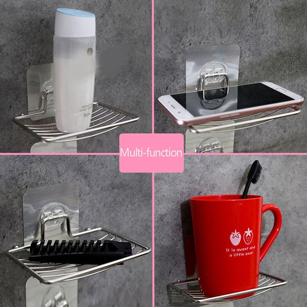 Rak Penyimpanan Sabun Bahan Stainless Steel Untuk Kamar Mandi