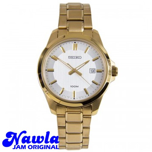 Seiko Classic SUR248P1 Quartz Gold Polished - Jam Tangan Pria SUR248