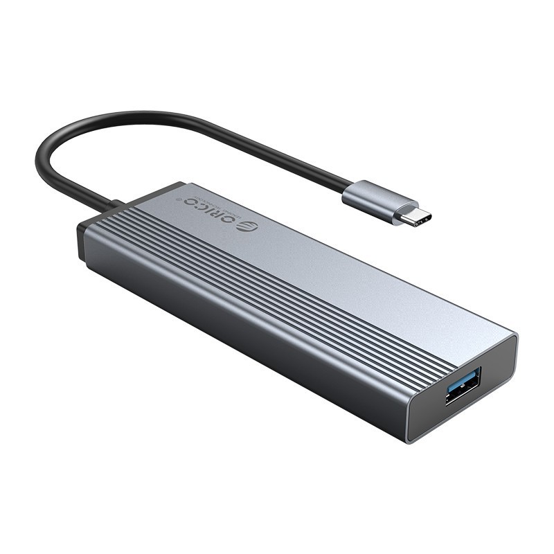 Type c to usb 3.0 hub 4 port with usb-c Pd 5in1 orico 100w 5Gbps aluminium docking station 5sxa