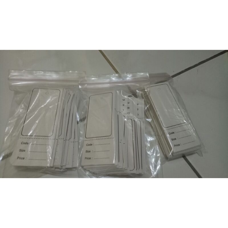 

HANG TAG LABEL POLOS BAHAN ART CARTOON