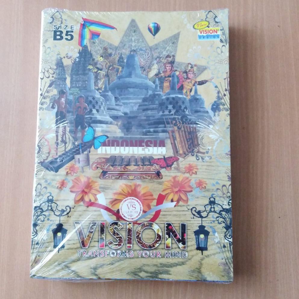 

[PRODUK GKFJI] [PAK] BUKU TULIS VISION BOXY B5 42 LEMBAR (ISI 6 PIECES) IGF