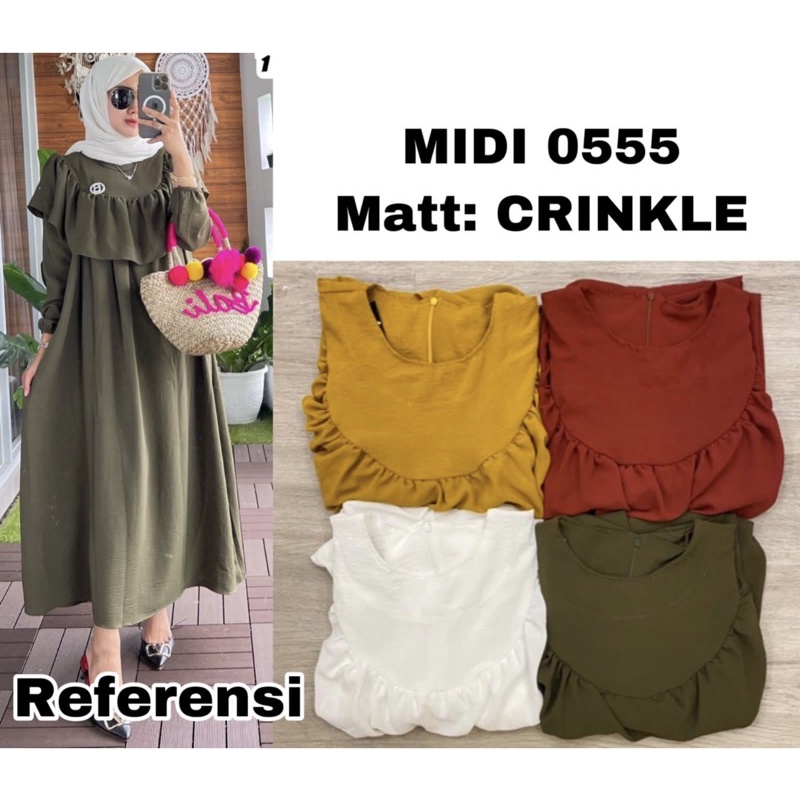 DRESS CRINCLE REMPEL DADA || PAME