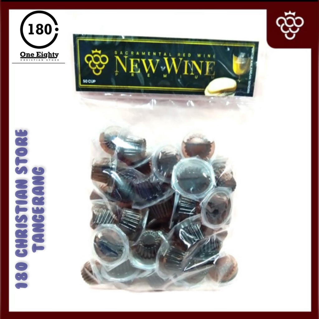

Anggur Perjamuan Kudus Premium Cup - Isi 50 cup