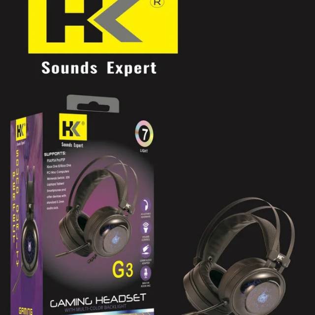 Headphone HK g3 headphon for gaming