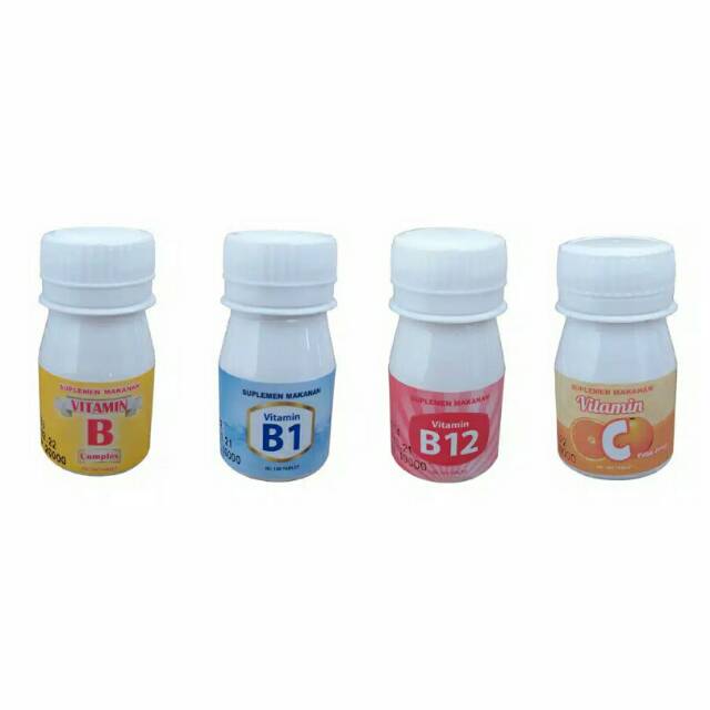Vitamin C / B1 / B12/ B complex /PIM 1 Botol ISI 100 Tablet