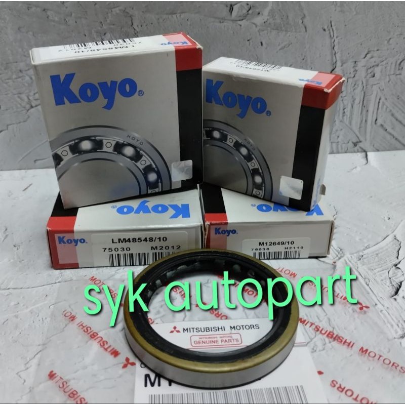 BEARING SET RODA DEPAN L300 DIESEL/BENSIN/KUDA 48548/12649+seal