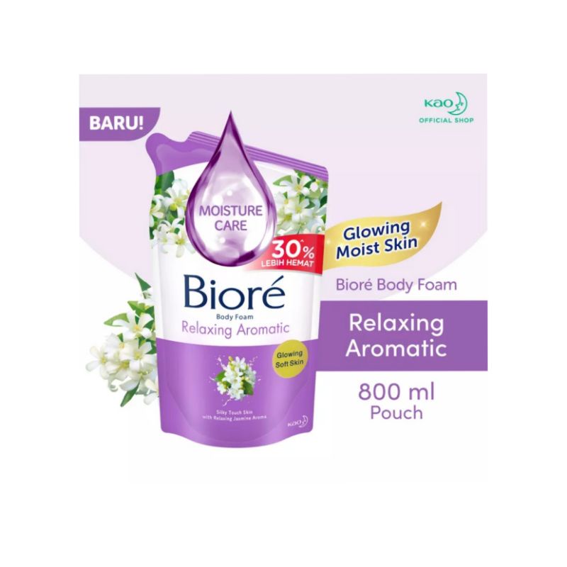 BIORE Body Wash Relaxing Aromatic / Lovely Sakura / Pure Mild 800ml