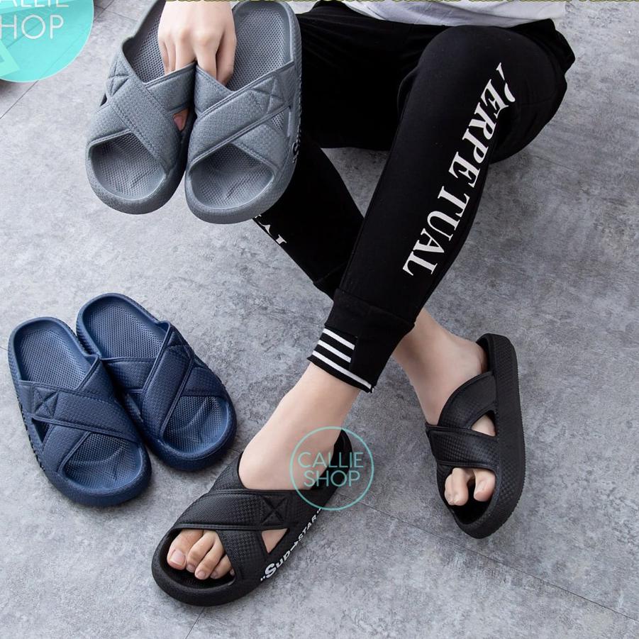 Sandal Pria Selop Cowok Jelly Full Karet Balance 1989-M1 BANXCO