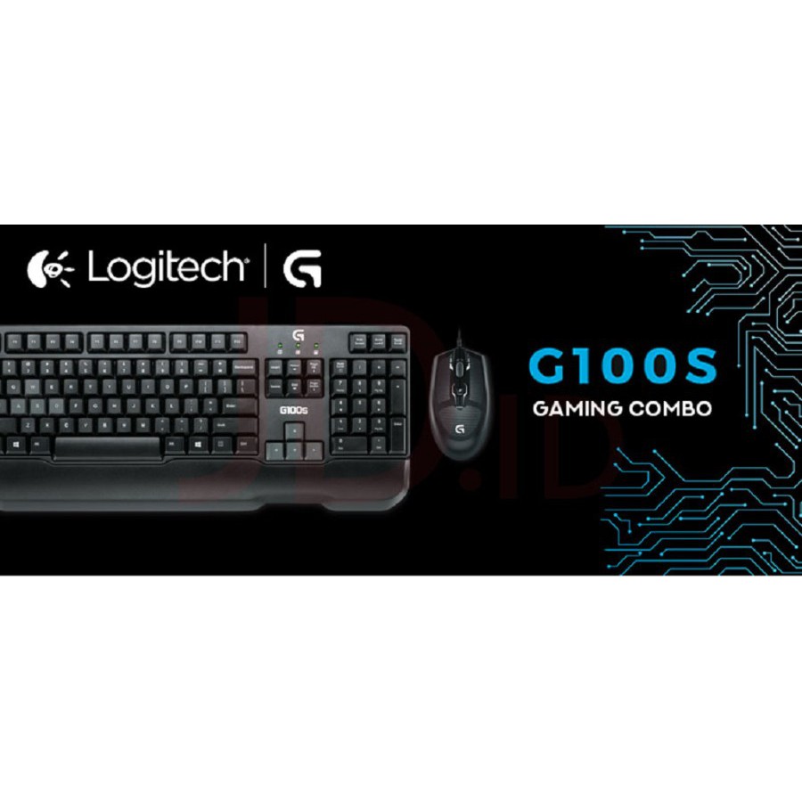 Logitech G100S Gaming Combo Keyboard + Mouse RESMI DAN BERGARANSI