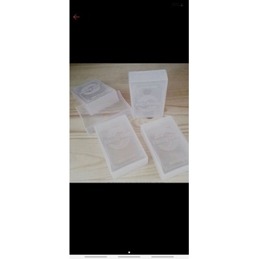 

Ecer box kartu nama persegi panjang ukuran 61x97x24mm bening yidak mudah pecah