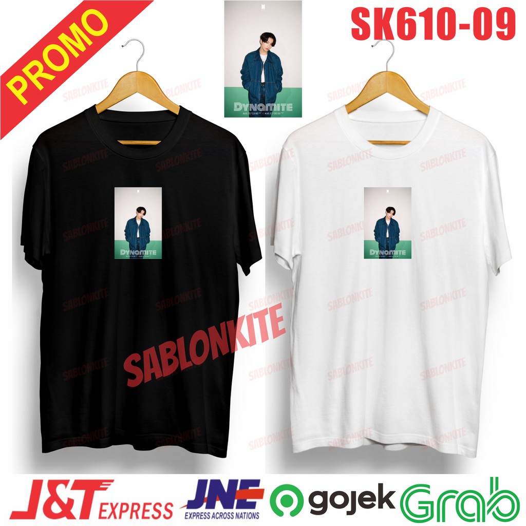 murah!!! kaos KPOP jungkook DYNAMITE FOTO unisex combed 30s