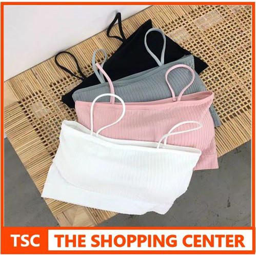 TSC  - Sb5 Bra Fashion Wanita Tanpa Kawat Bahan Halus Bra Simple Import Bra Murah