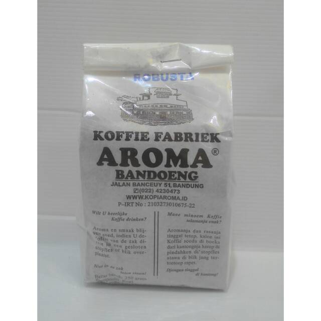 Jual Kopi AROMA Bandung Jenis Robusta Berat Gram Tersedia Varian Giling Halus Giling Medium