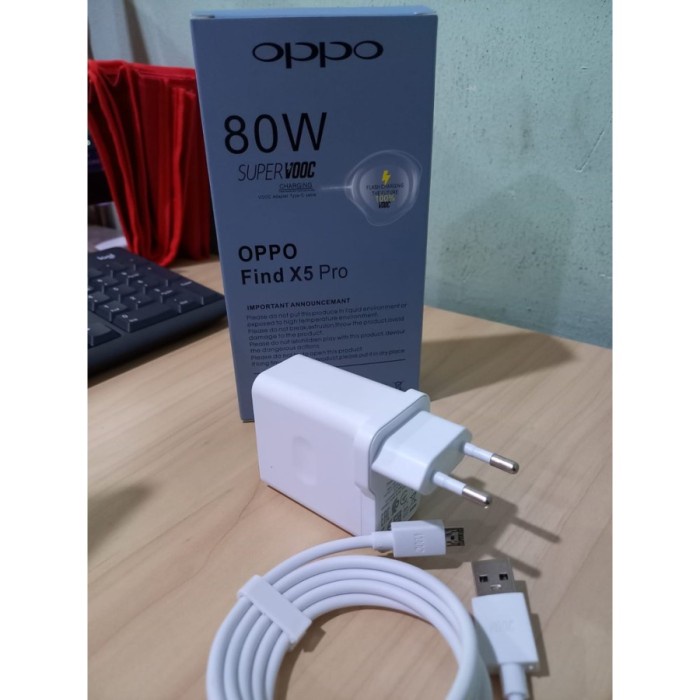 TC ORI 100 FIND X5 SUPER VOOC 80W FAST CHARGING MICRO V8 TYPE C Grosir