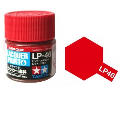 Tamiya Color Lacquer LP46 Pure Metallic Red 10 ML Cat Gundam Model Kit