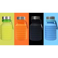 Botol Minum Lipat Spiral Tumbler Silikon Food Grade / Botol minuk foldable / Botol minum travel