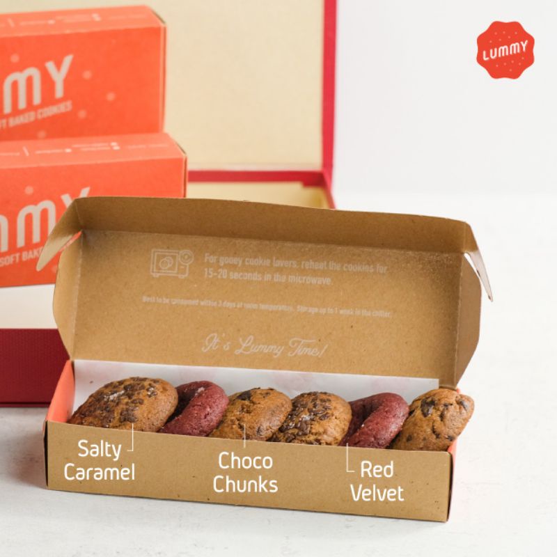 

Soft Baked Cookies Paket Favorit - Premium Couple Pack 6Pcs