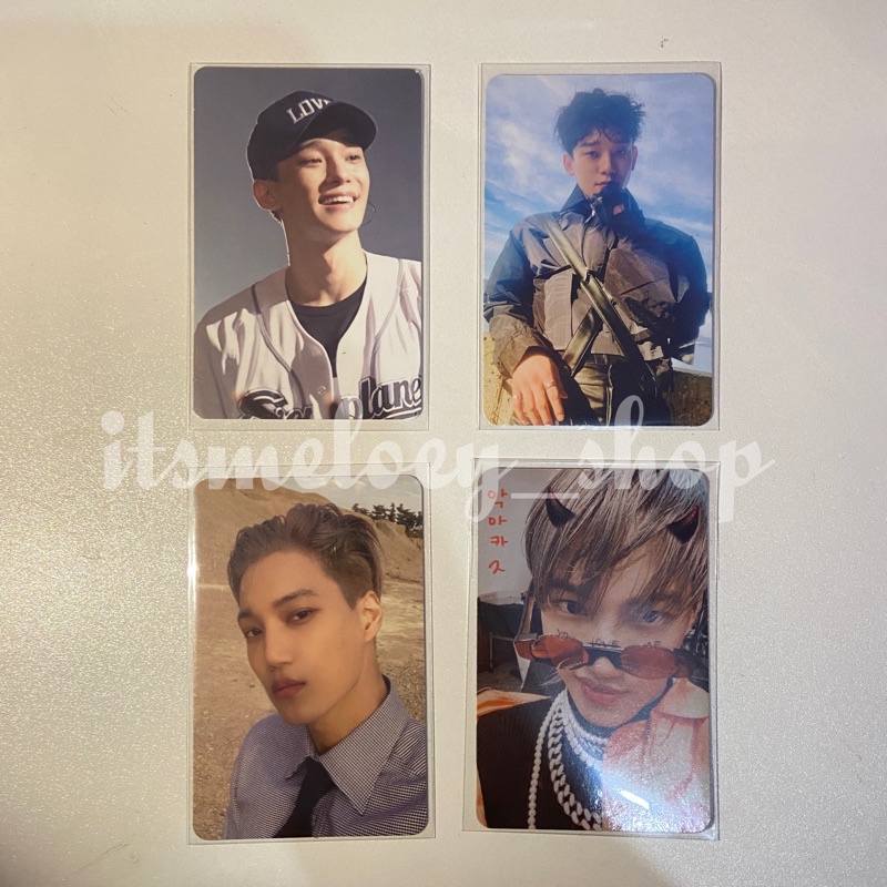 KAI DEVIL, KAI SOLO FLIPBOOK, CHEN OBSESSION, CHEN EXORDIUM dot EXO PLANET #3 Photocard EXO, POSTCAR