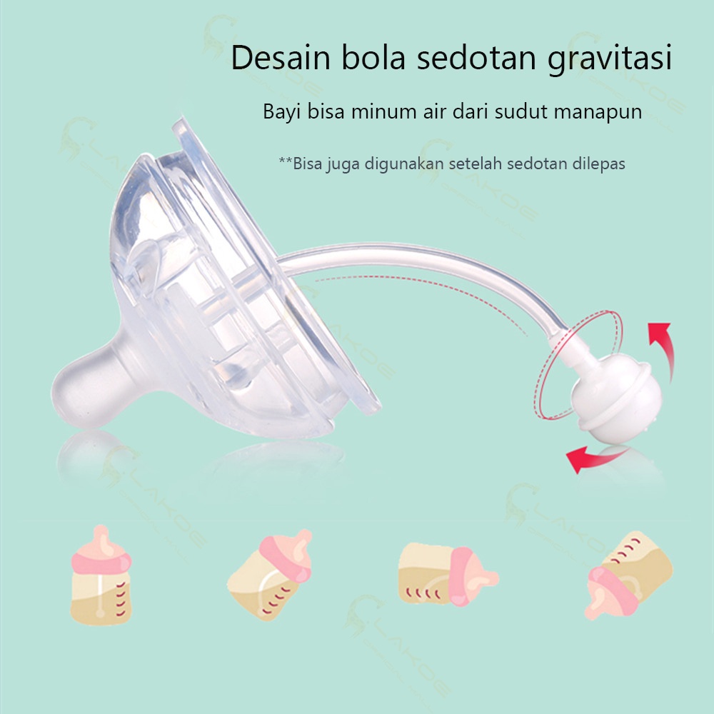 Ivorybaby PIKO BELLO botol susu anti kolik dengan sedotan botol bayi anti kolik BPA free