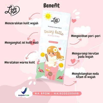 [RESMI]  [BPOM] LAFALOVA ORGANIK PETAL MUGWORT WITH VITAMIN E BEADS MASK 15gr