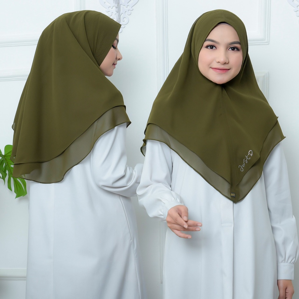 Khimar Mini Ceruty Payet 2 Layer