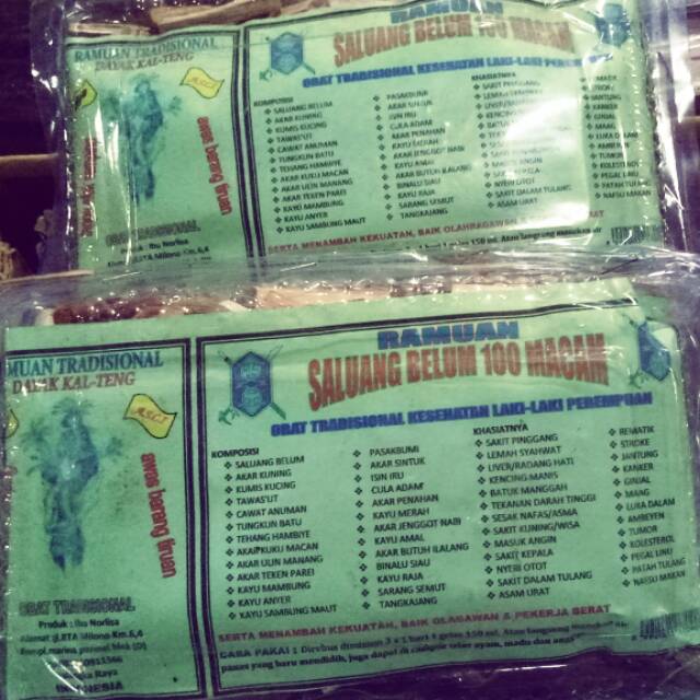 ramuan dayak seluang belum 100 macam