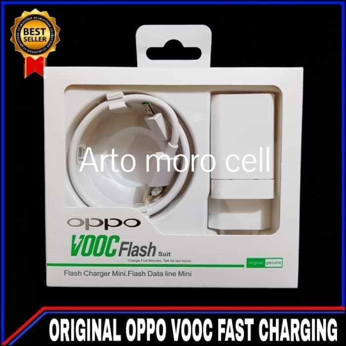 Charger Oppo F9 ORIGINAL 100% 5V-4A Resmi Indonesia