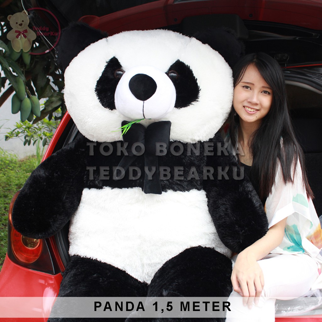 Boneka Panda 1,5 Meter Hitam-Putih