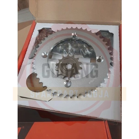 GER GEAR GIR SET KAWASAKI KLX150 S MEREK DAYTONA ORI BARU TERLARIS