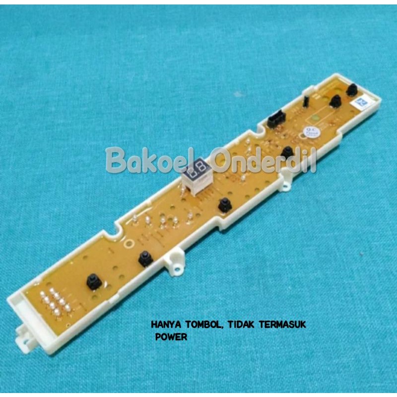 MODUL PCB S808 KEYPAD MESIN CUCI SANYO ASW-85SB AWS-86SB