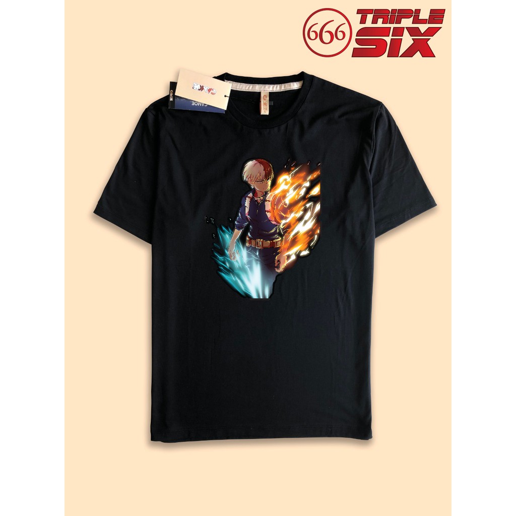 Kaos Tshirt Anime My hero academia todoroki shoto
