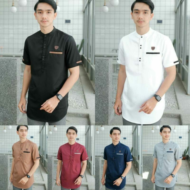 BAJU MUSLIM KOKO ANWA LENGAN PANJANG TERBARU size M-L-XL