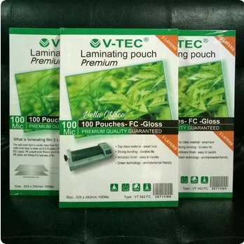 

V-TEC Plastik Laminating Type VT 342 - FC /Type VT 310 - A4/ Type VT 442 - A3