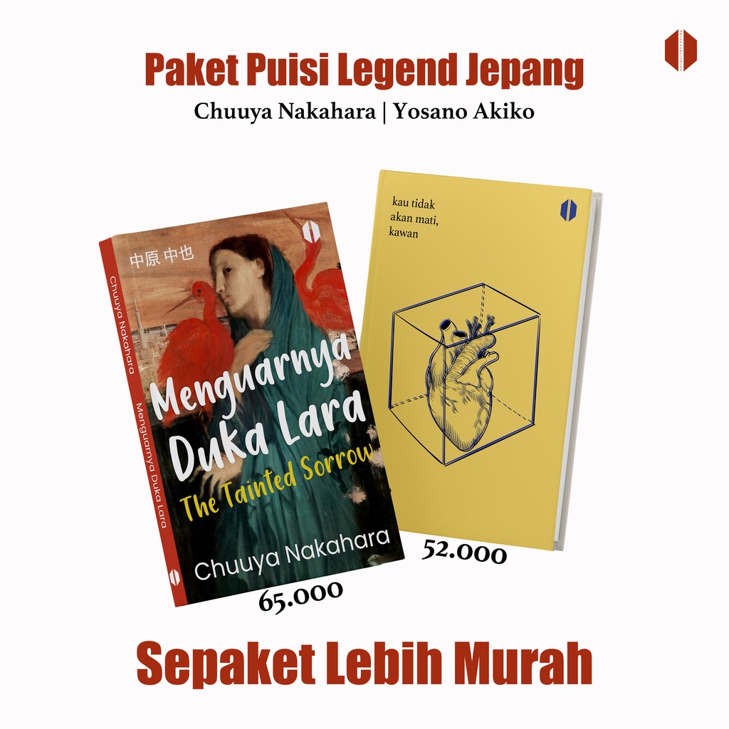 Paket Puisi Best Seller Jepang | Chuuya Nakahara &amp; Yosano Akiko