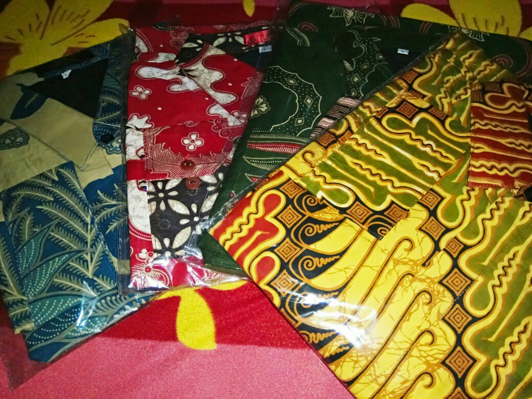 Batik Solo Parang Kerajaan Kemeja Pria Katun Cabut Sragenan Full Furing
