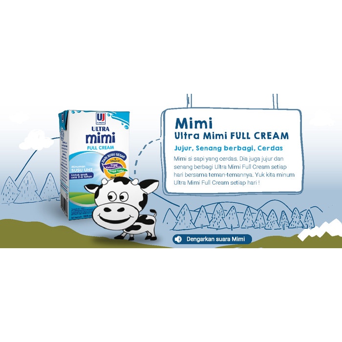 

101bfbb Susu Uht Ultra - Mimi 125Ml Fullcream Xa201As