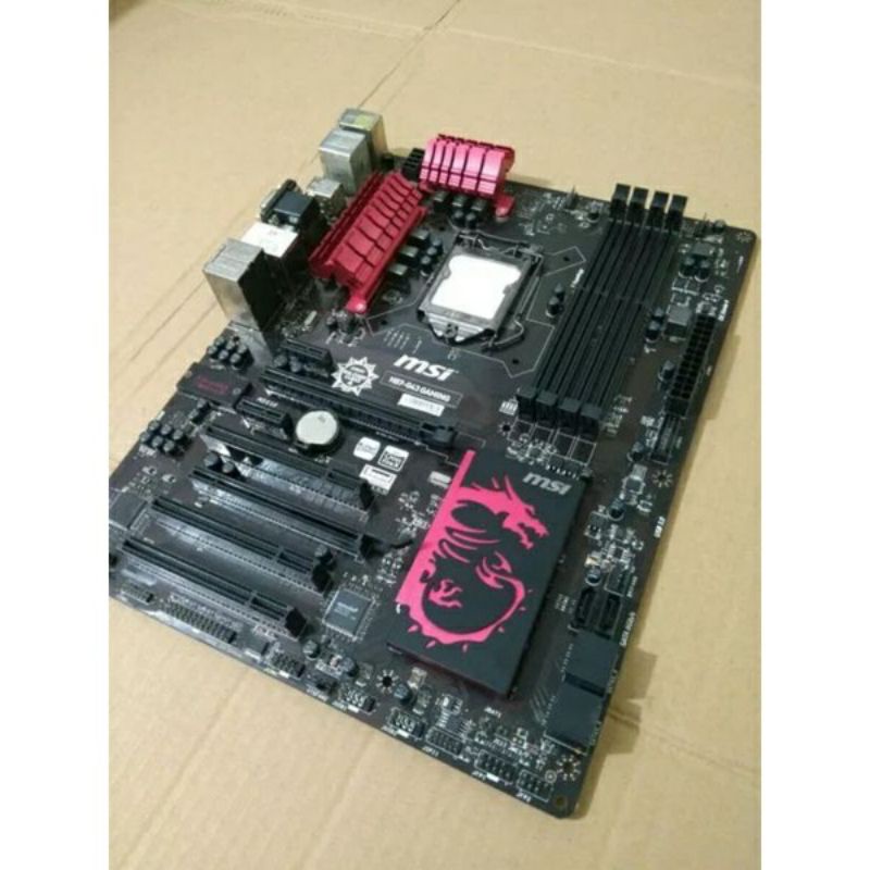 Motherboard Mainboard Mobo PC Gaming Sultan MSi H87 G43 Gaming Socket 1150 3 Slot PCI e 4 Slot Ram m