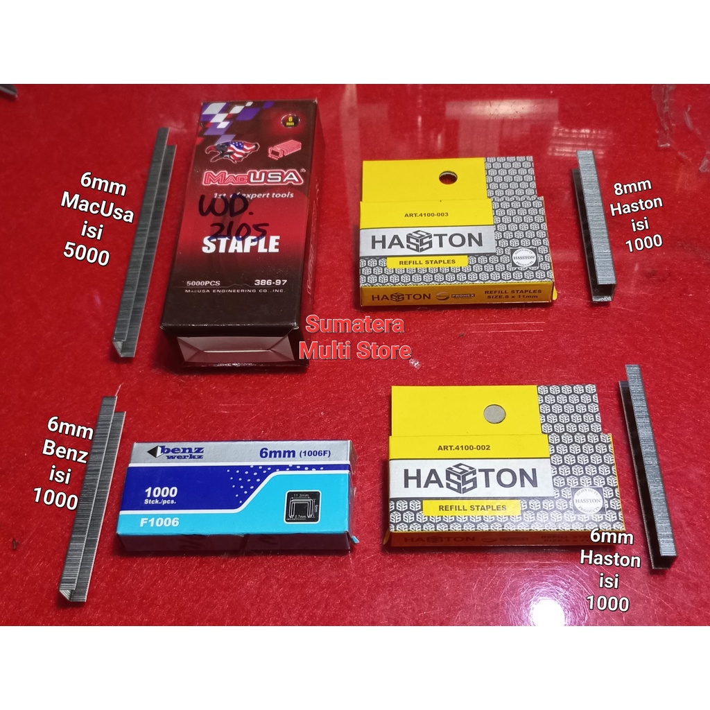 

Anak Hekter Tembak Sellery dan Tekiro. Anak Staples Lapis Jok