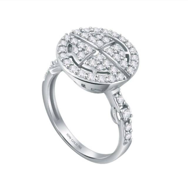 

Dominique Jewellery- Cincin Four Blessing Sandra Dewi Gold 75,5% SNI
