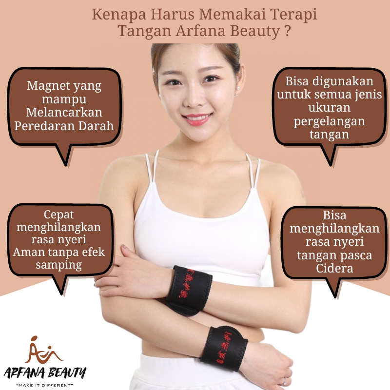 Sabuk Terapi Pergelangan Tangan Perawatan Tubuh Alat Terapi Tangan 2 Pcs