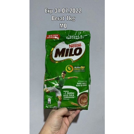 

Import Milo Activgo kemasan 1kg Rekomen