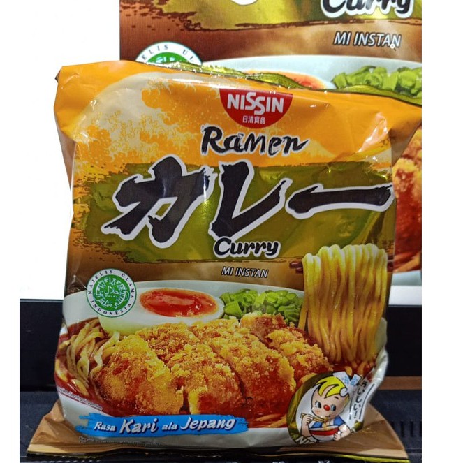 

NISSIN MIE INSTAN CURRY/ MI INSTAN RASA KARI ala Jepang 100 gram