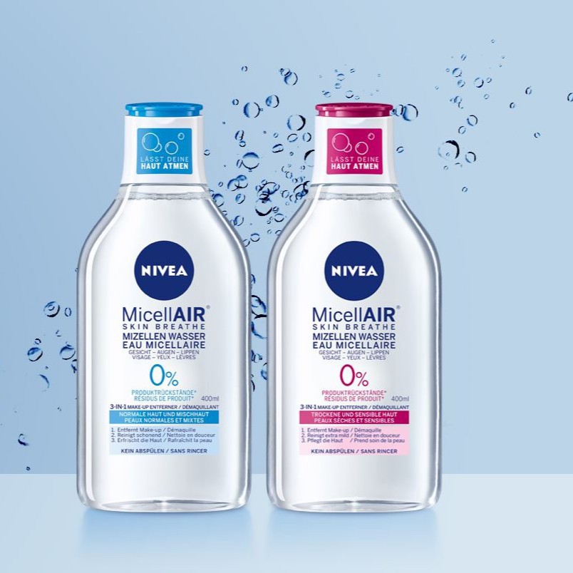 NIVEA MICELLAIR SKIN BREATHE 0% ALCOHOL (MICELLAR WATER)