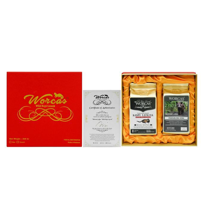 

Kopi Luwak Liar Bali King & Mandheling King - Large Box Isi 2 猫屎咖啡