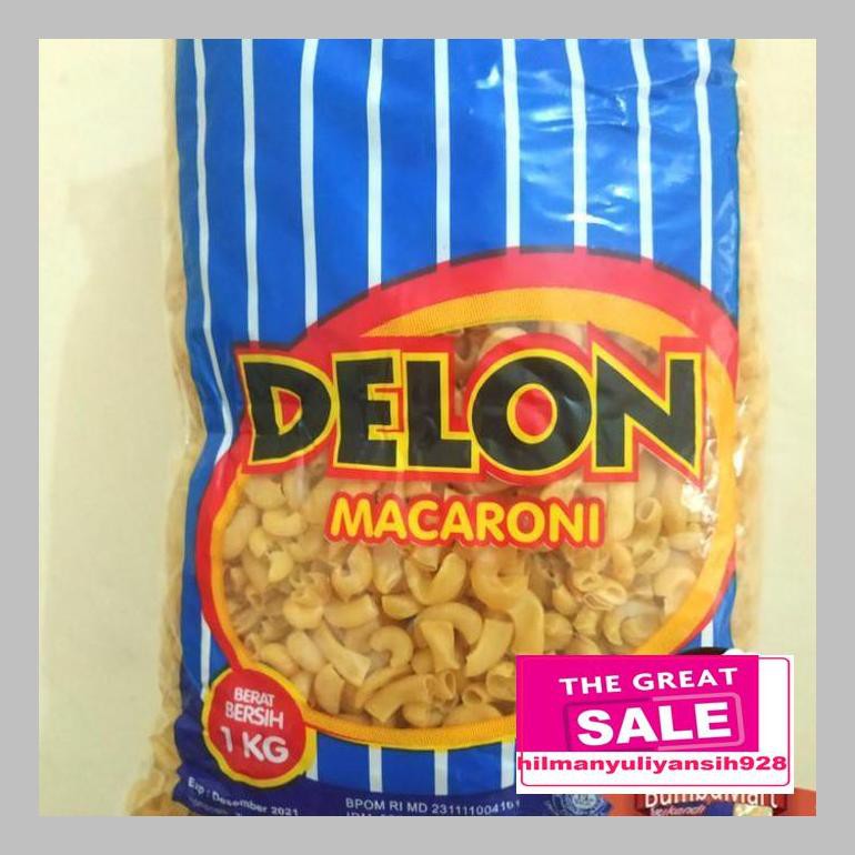 

Ch5Hil1 Delon Macaroni Goreng Special 1 Kg | Makaroni / Makroni Goreng Mentah - Hijau Hilchq1